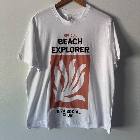 NWOT - H&M Printed T-Shirt Beach Explorer - Picture 2 of 7